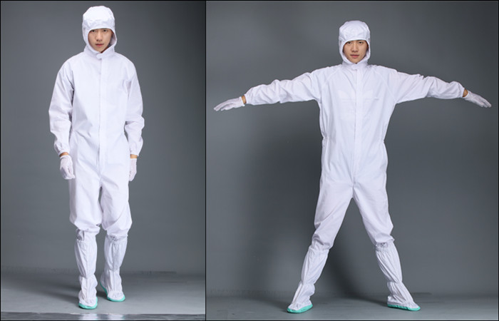 那些工人們為什么都穿防靜電服？